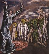 El Greco The Vision of St John oil painting on canvas